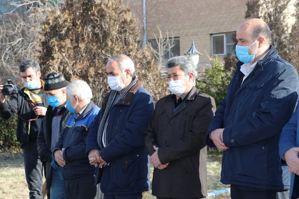 زیارت مزار شهید گمنام پردیس فاطمه الزهرا(س) و تجدید میثاق با شهدا در گلزار شهدای وادی رحمت تبریز 5