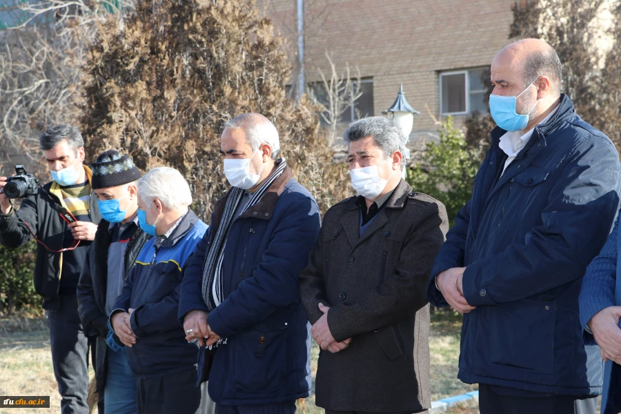 زیارت مزار شهید گمنام پردیس فاطمه الزهرا(س) و تجدید میثاق با شهدا در گلزار شهدای وادی رحمت تبریز 5
