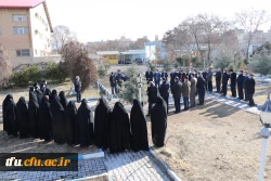 زیارت مزار شهید گمنام پردیس فاطمه الزهرا(س) و تجدید میثاق با شهدا در گلزار شهدای وادی رحمت تبریز 4