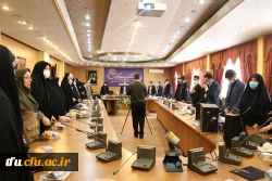 مراسم گرامیداشت 22 بهمن و تجلیل و تقدیراز عوامل برگزار کننده ستاد تشییع و تدفین شهید گمنام پردیس فاطمه الزهرا(س) تبریز 5