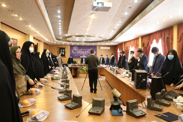 مراسم گرامیداشت 22 بهمن و تجلیل و تقدیراز عوامل برگزار کننده ستاد تشییع و تدفین شهید گمنام پردیس فاطمه الزهرا(س) تبریز 5