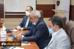 مراسم تکریم و معارفه مسئول بسیج اساتید دانشگاه فرهنگیان استان برگزار شد.
 3