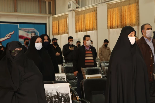 مراسم چهلمین روز تدفین شهید گمنام پردیس فاطمه الزهرا(س) 7