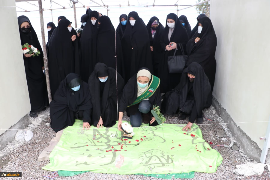 مراسم چهلمین روز تدفین شهید گمنام پردیس فاطمه الزهرا(س) 17