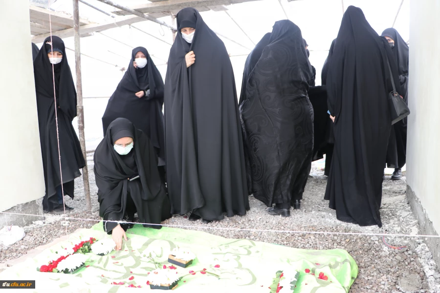 مراسم چهلمین روز تدفین شهید گمنام پردیس فاطمه الزهرا(س) 18