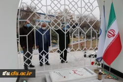 بازدید جانشین سپاه عاشورا سردار اصغر عباسقلی زاده از اتمام پروژه یادمان شهید گمنام پردیس فاطمه  الزهرا (س) تبریز 3