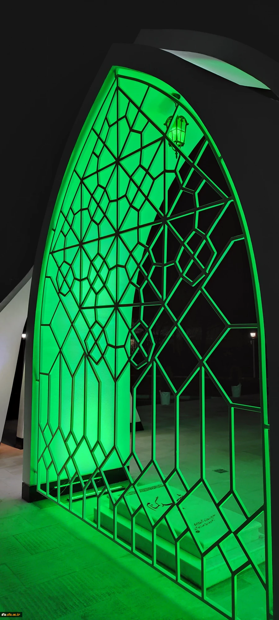 بازدید جانشین سپاه عاشورا سردار اصغر عباسقلی زاده از اتمام پروژه یادمان شهید گمنام پردیس فاطمه  الزهرا (س) تبریز 2