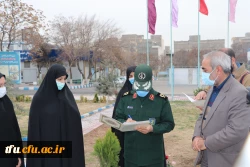 بازدید جانشین سپاه عاشورا سردار اصغر عباسقلی زاده از اتمام پروژه یادمان شهید گمنام پردیس فاطمه  الزهرا (س) تبریز 8