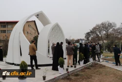 بازدید جانشین سپاه عاشورا سردار اصغر عباسقلی زاده از اتمام پروژه یادمان شهید گمنام پردیس فاطمه  الزهرا (س) تبریز 14