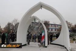 بازدید جانشین سپاه عاشورا سردار اصغر عباسقلی زاده از اتمام پروژه یادمان شهید گمنام پردیس فاطمه  الزهرا (س) تبریز 15