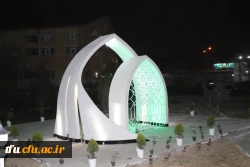 بازدید جانشین فرمانده سپاه عاشورا سردار اصغر عباسقلی زاده از اتمام پروژه یادمان شهید گمنام پردیس فاطمه  الزهرا (س) تبریز 3