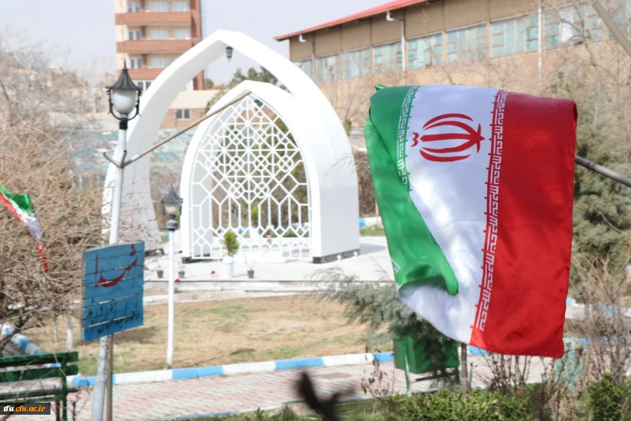 بازدید جانشین فرمانده سپاه عاشورا سردار اصغر عباسقلی زاده از اتمام پروژه یادمان شهید گمنام پردیس فاطمه  الزهرا (س) تبریز 7