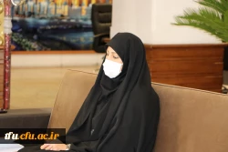 دیدار و گفت و گوی شهردار با سرپرست و معاون توسعه منابع پردیس فاطمه الزهرا(س) تبریز 2