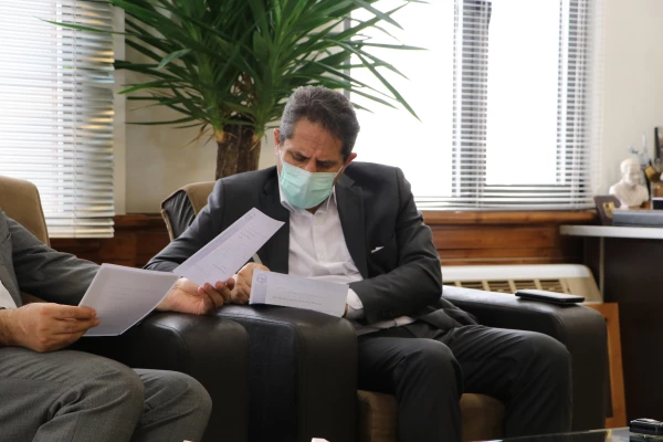 دیدار و گفت و گوی شهردار با سرپرست و معاون توسعه منابع پردیس فاطمه الزهرا(س) تبریز 2