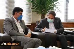 دیدار و گفت و گوی شهردار با سرپرست و معاون توسعه منابع پردیس فاطمه الزهرا(س) تبریز 2