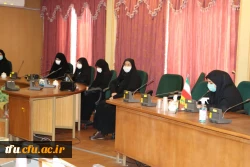 دیدار مسئولین خواهر ناحیه بسیج دانشجویی با ریاست پردیس جهت تبریک هفته تکریم معلم و تجلیل از دانشجومعلمان جهادگر 7