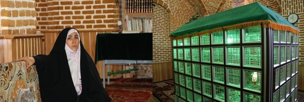 برگزاری مراسم پر فیض زیارت عاشورا در مرقد امامزادگان عون بن علی و زید بن علی تبریز 16