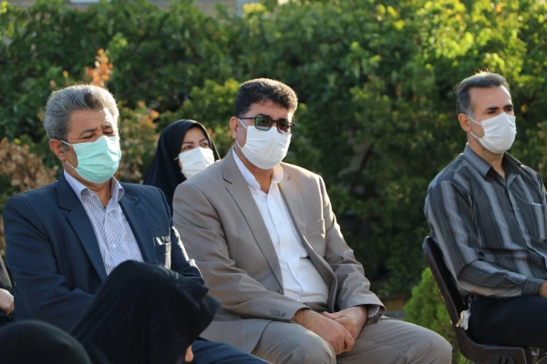 آئین غبار روبی و عطر افشانی مزار شهید گمنام پردیس فاطمه الزهرا(س) برگزارشد 2