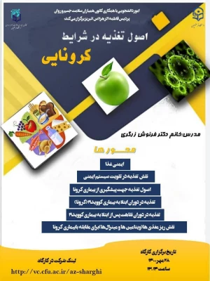 کارگاه اصول تغذیه در شرایط کرونایی 3