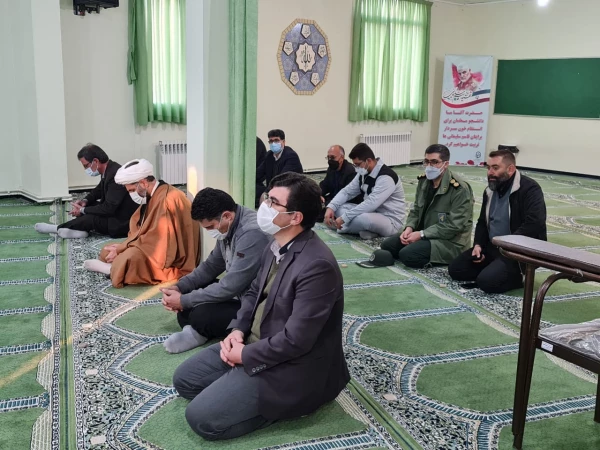 قرائت پرفیض زیارت عاشورا با حضور و سخنرانی سردار پاسدار عبدالله شادی فرمانده سپاه ناحیه ویژه تبریز 4