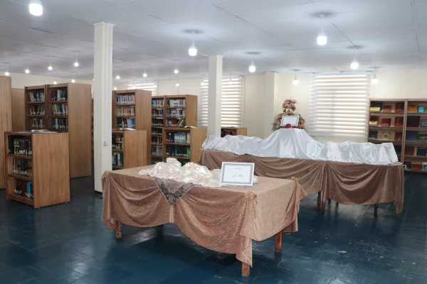 مراسم گرامیداشت هفته کتاب و کتاب خوانی و رونمایی از کتابخانه پردیس فاطمه الزهرا(س) تبریز 3