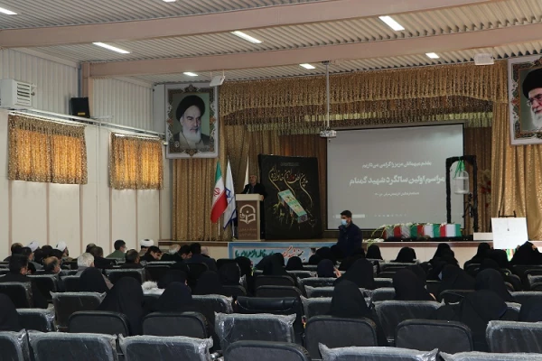  اولین مراسم سالگرد شهید گمنام پردیس فاطمه الزهرا(س) تبریز 2