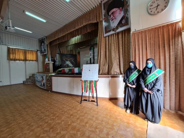  اولین مراسم سالگرد شهید گمنام پردیس فاطمه الزهرا(س) تبریز 3