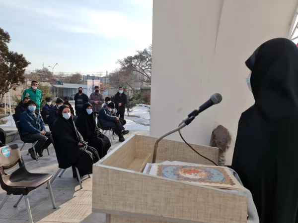 مراسم غبارروبی مزار شهید گمنام پردیس فاطمه الزهرا(س) تبریز 3