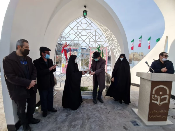 مراسم غبارروبی مزار شهید گمنام پردیس فاطمه الزهرا(س) تبریز 6