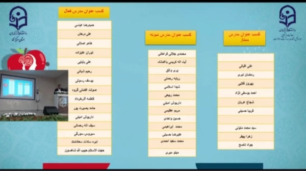 افتخار آفرینی حوزه امور دانشجویی پردیس فاطمه الزهرا(س) تبریز در دانشگاه فرهنگیان سراسر کشور 8