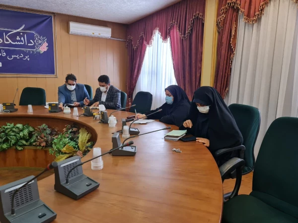 جلسه فروردین ماه کمیته فرهنگی سرای دانشجویی پردیس فاطمه  الزهرا(س) تبریز 7