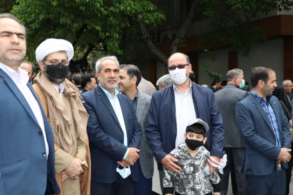 حضور پرشور دانشگاهیان دانشگاه فرهنگیان استان آذربایجان شرقی در راهپیمایی روز قدس 9