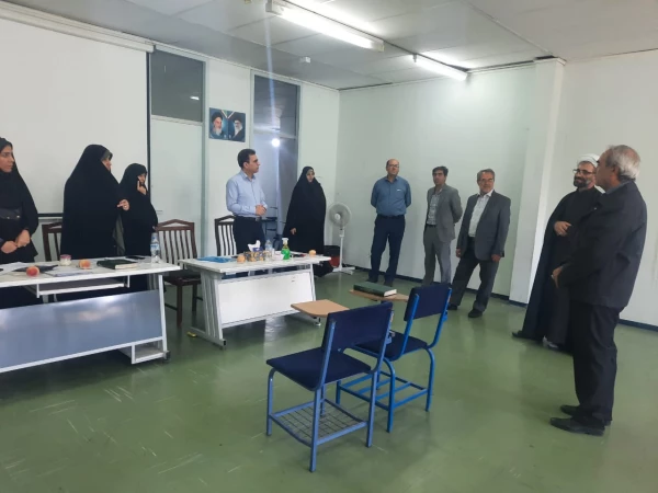 بازدید هیات رییسه دانشگاه فرهنگیان آذربایجان شرقی از روند برگزاری مصاحبه معرفی شدگان چند برابر ظرفیت پردیس فاطمه الزهرا(س) تبریز 2