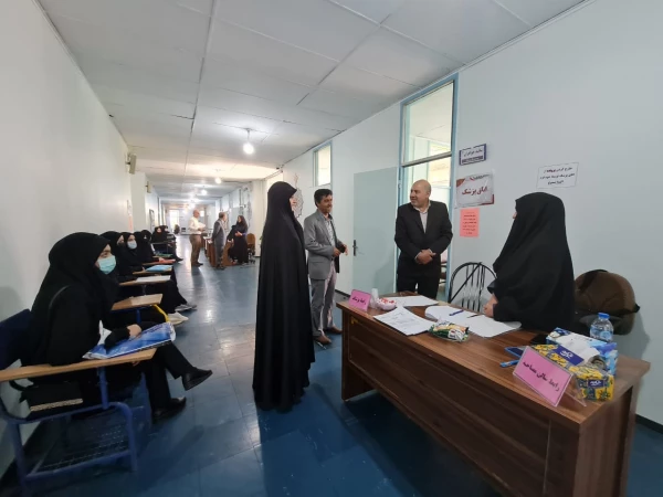 بازدید آقای علی زمانی و عباس بروغنی از روند برگزاری مصاحبه معرفی شدگان چند برابر ظرفیت پردیس های استان آذربایجان شرقی  5