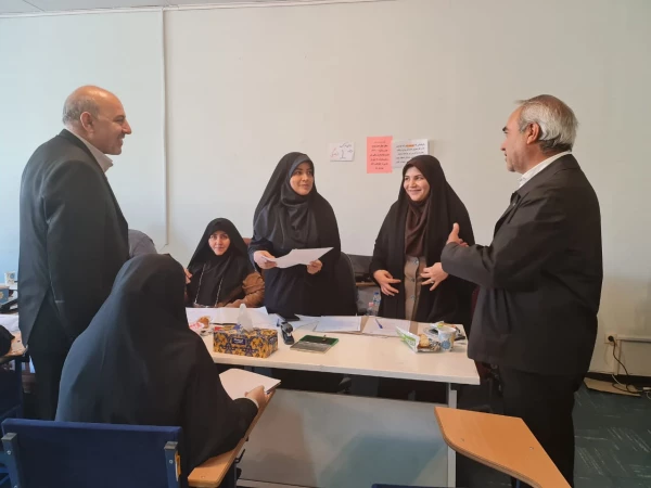 بازدید آقای علی زمانی و عباس بروغنی از روند برگزاری مصاحبه معرفی شدگان چند برابر ظرفیت پردیس های استان آذربایجان شرقی  7