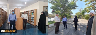 بازدید دکتر انصاری راد از آماده سازی پردیس فاطمه الزهرا تبریز برای بازگشایی دانشگاه در نیمسال تحصیلی  1401