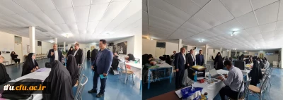 بازدید مدیر امور پردیس های استان آذربایجان شرقی از مراحل ثبت نام دانشجویان جدیدالورود سال 1401