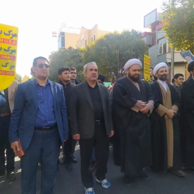 حضور پرشور خانواده بزرگ دانشگاه فرهنگیان آذربایجان شرقی در در مراسم یوم الله 13 آبان 5