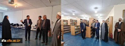 بازدید حجت الاسلام و المسلمین تقوی و دکتر علی خاکی از پردیس فاطمه الزهرا(س) تبریز