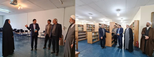 بازدید حجت الاسلام و المسلمین تقوی و دکتر علی خاکی از پردیس فاطمه الزهرا(س) تبریز 2