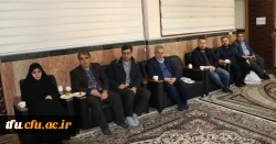 دیدار هیات رئیسه دانشگاه با فرمانده سپاه ناحیه ویژه غدیرتبریز همزمان با ولادت امام حسین (ع) و روز پاسدار 2