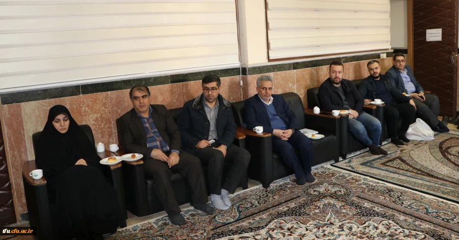 دیدار هیات رئیسه دانشگاه با فرمانده سپاه ناحیه ویژه غدیرتبریز همزمان با ولادت امام حسین (ع) و روز پاسدار 2