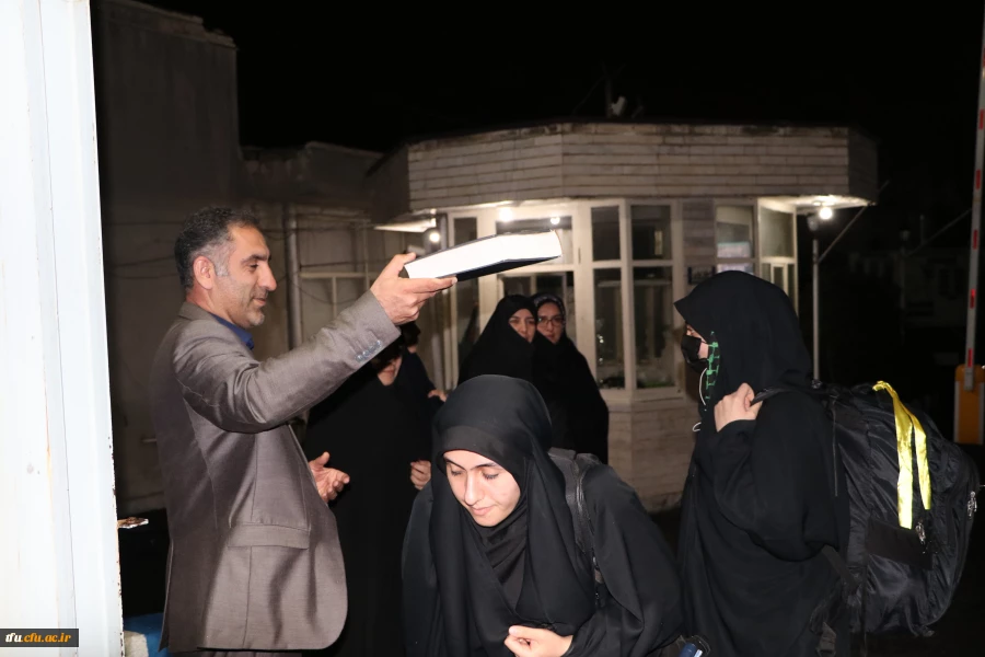 اعزام دانشجویان دانشگاه فرهنگیان آذربایجان شرقی به اردوی راهیان نور 9