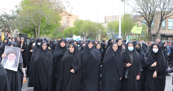 حضور پرشور و حماسی خانواده بزرگ دانشگاه فرهنگیان آذربایجان شرقی در راهپیمایی روز قدس 3