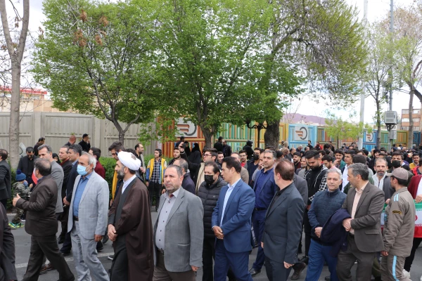 حضور پرشور و حماسی خانواده بزرگ دانشگاه فرهنگیان آذربایجان شرقی در راهپیمایی روز قدس 5