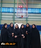 کسب عنوان قهرمانی تیم بسکتبال پردیس قاطمه الزهرا (س) در میان دانشگاههای آذربایجان شرقی  2