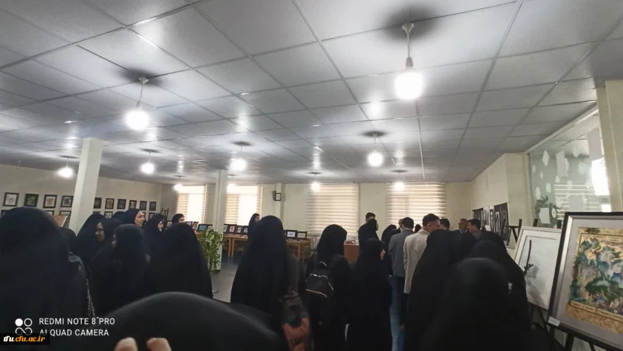 افتتاح دهمین نمایشگاه  آثار هنری دانشجویان دانشگاه فرهنگیان آذربایجان شرقی  4