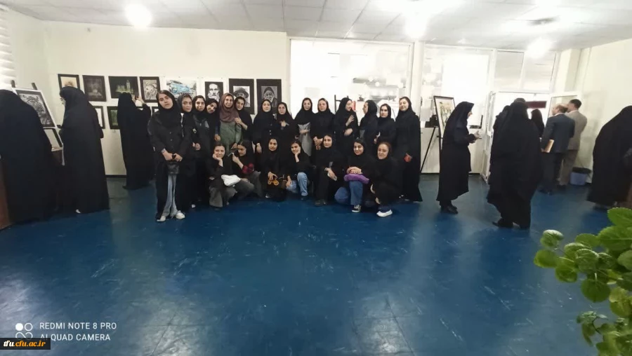 افتتاح دهمین نمایشگاه  آثار هنری دانشجویان دانشگاه فرهنگیان آذربایجان شرقی  6