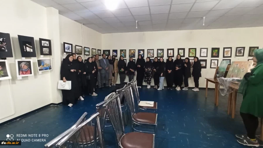 افتتاح دهمین نمایشگاه  آثار هنری دانشجویان دانشگاه فرهنگیان آذربایجان شرقی  7