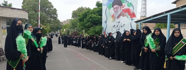 زیارت پرچم امام رضا علیه السلام در پردیس فاطمه الزهرا  7